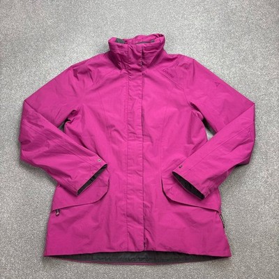 Schoffel Jacket Womens Medium Pink Waterproof Bomber Rain Hiking Outdoors Lady*