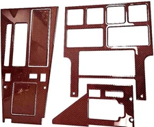 Carbon Fiber Dash Trim Kit for CHEVROLET CORVETTE 1986-1989 w/ automatic shifter