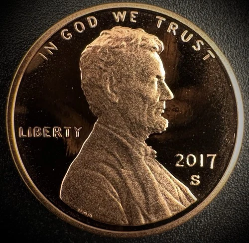 2017-S Lincoln Shield Cent Proof — photo from the most recent tracked eBay sale