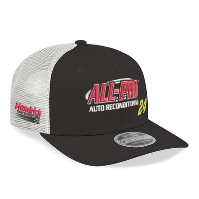 Men's New Era  Black/White William Byron 2026 All-Pro 9SEVENTY Adjustable