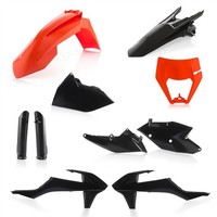 Acerbis Vollverkleidung Komplettset Schwarz Orange FüR KTM EXC 300 TPI 2018-2019