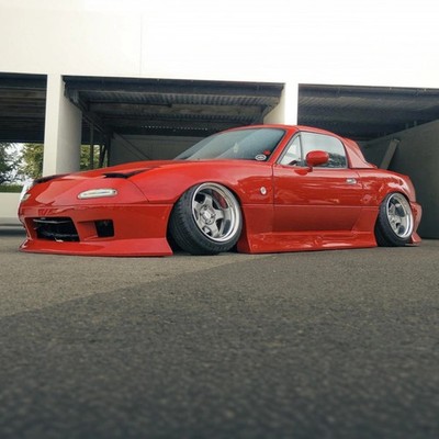 KBD Deuce Style 1 Piece Polyurethane Front Bumper for Miata Mazda 90-97 kbd_37-