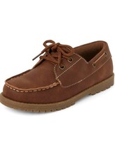 The Children's Place Boys Boys Slip on Boat Shoes 1 Big Kids Tan