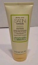 NEW Mary Kay Satin Hands White Tea  Citrus Nourishing Shea Cream 3 oz.
