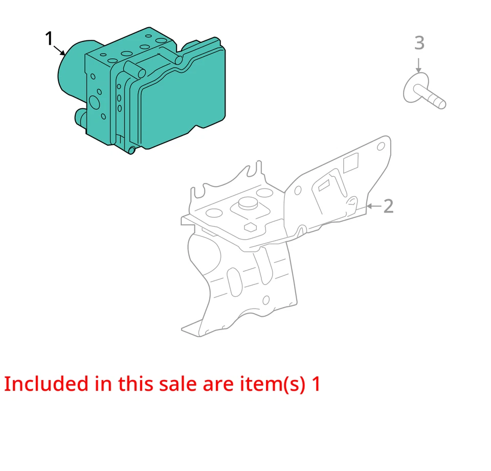 2014-2015 Jaguar Xf Abs Pump Control Module W2ZXM - Image 3 of 4