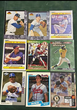 Sutton-Buckner-Clemens-Murphy-Smith-Tejada-Piazza-Hudson 9-Card MLB LOT