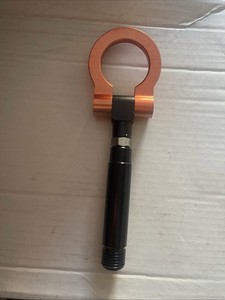 Racing Track Style Tow Hook, Front Bumper Tow Hook aluminum Pink