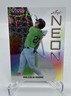 2025 Leaf Vivid Baseball Malcolm Moore Rangers Neon One of One 1/1