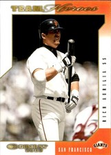 2002 Donruss Baseball Card # 436 Rich Aurilia