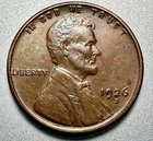 1926-S   LINCOLN CENT   AU DETAILS  KEY DATE  #9989
