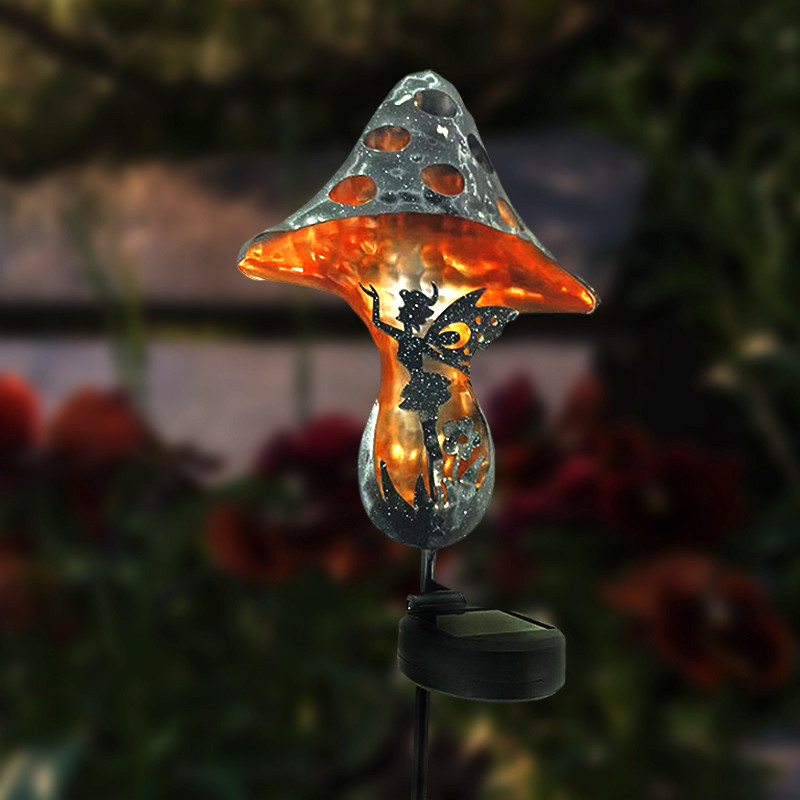 Avilo Solar Fairy Mushroom Garden Stake Light - Metal/Plastic - 86cm - Image 3