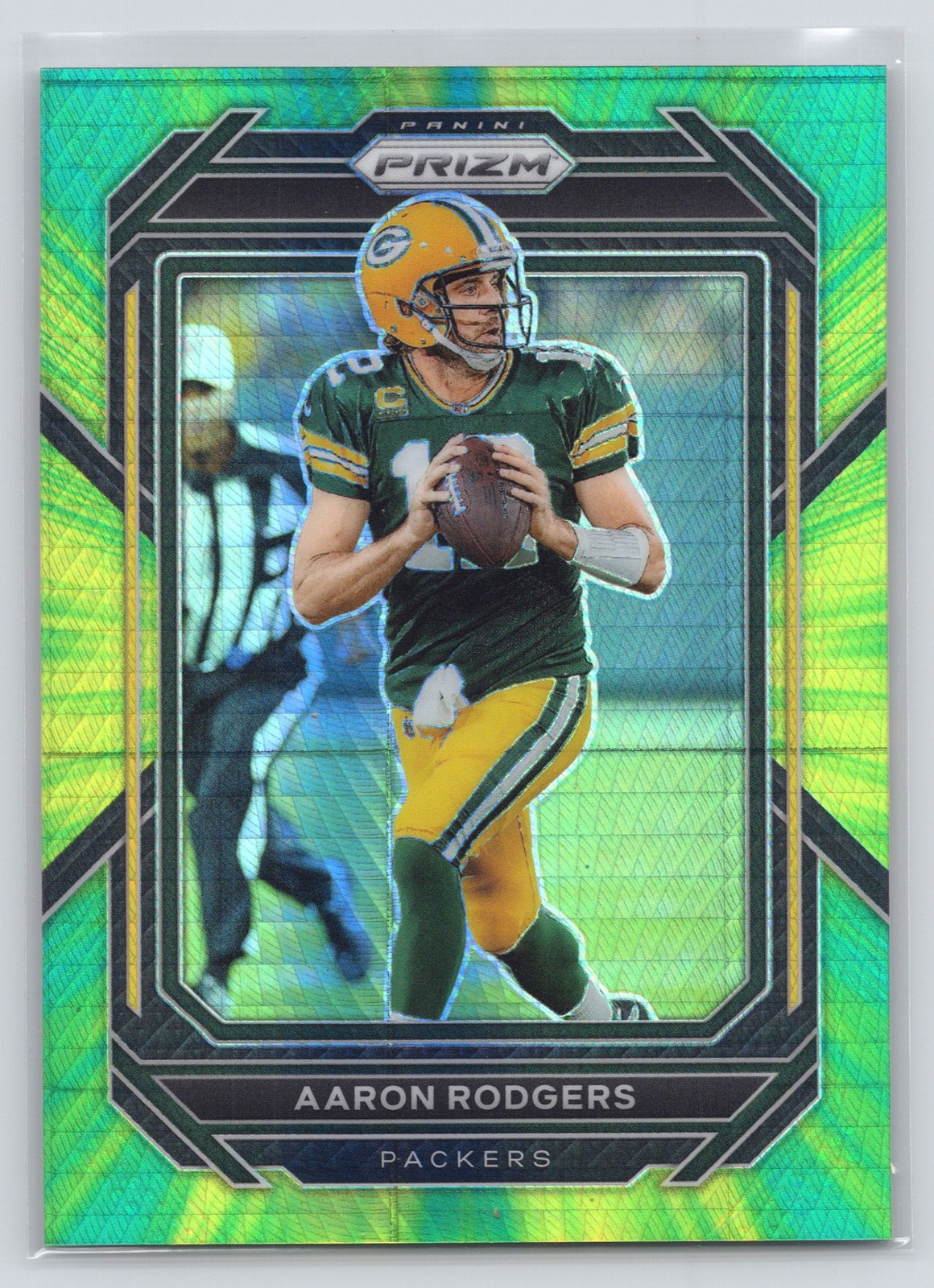 2022 Panini Prizm #103 Aaron Rodgers Hyper #/175