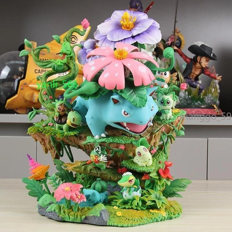 US ! ! 33cm Forest Group Grass Type Venusaur PVC Figure Statue Model Gift 1PC - Image 2 of 4