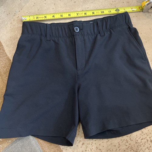 Under Armour Women's HeatGear Black Links Golf Shorts Size 0