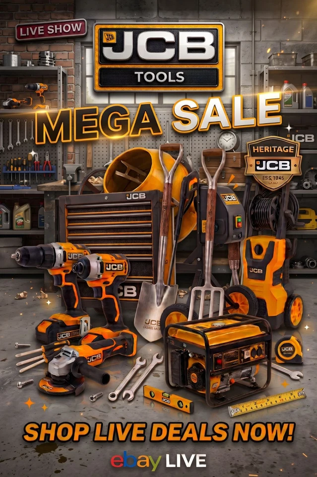 DRILLS, TOOL CHESTS, POWER TOOLS & HAND TOOLS by JCB Tools