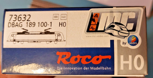 Roco 73632 , DBAG 189 100-1  Railion , DB Logistik , mit DSS , unbespielt in OVP | Zustand: Gebraucht