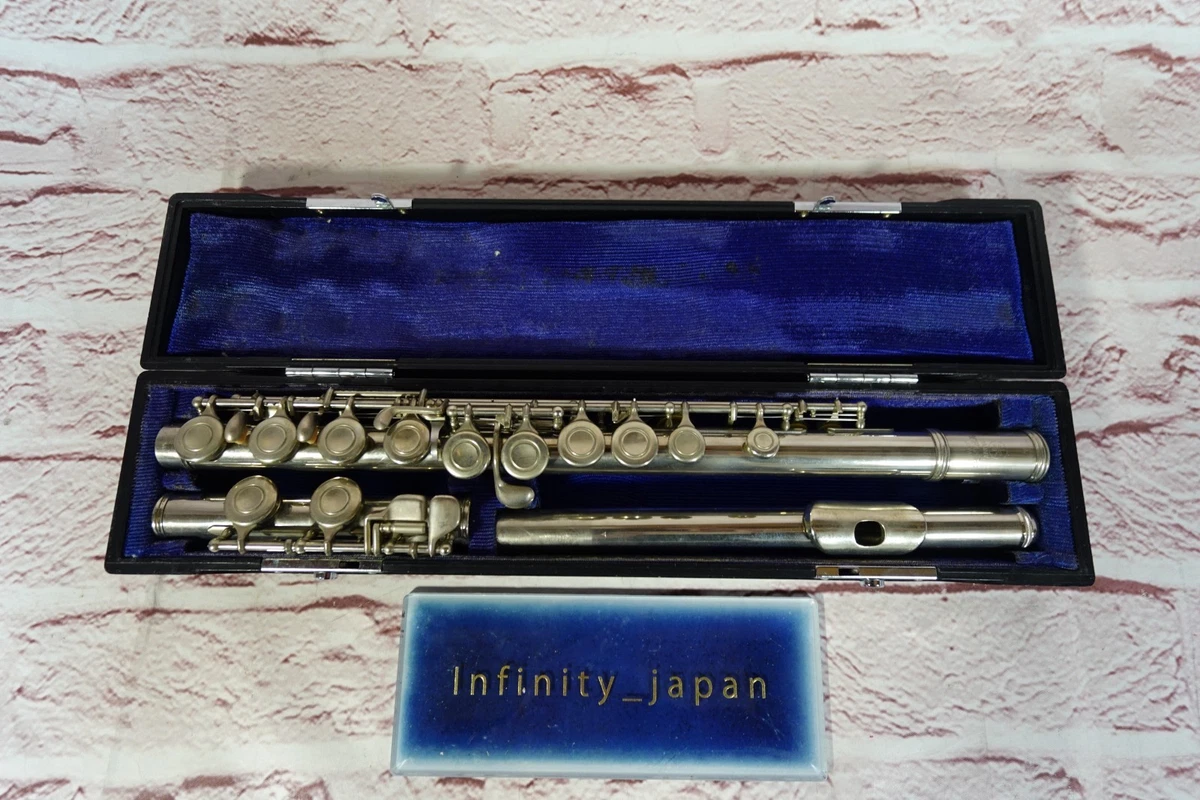 YAMAHA YFL-23 Flute silver very fast ship From japan vintage with