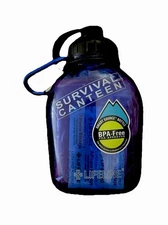 Survival Canteen Lifeline Safety First aid Kit Hiking, Sports Outdoors Readiness