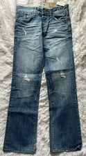 NWT Y2K Aeropostale Mens DRIGGS Slim Bootcut Jeans -Style #5083 (Size 28/30)