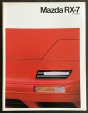 MAZDA RX-7 TURBO Car Sales Brochure For 1991 Nov 1990