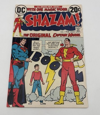 Shazam #1 1973 1st Captain Marvel in DC Bronze Age Key Issue