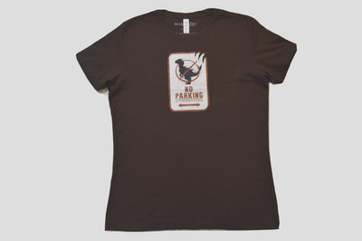 WeLoveFine x Guild Wars 2 Path Of Fire Juniors No Parking Brown Shirt New 2XL