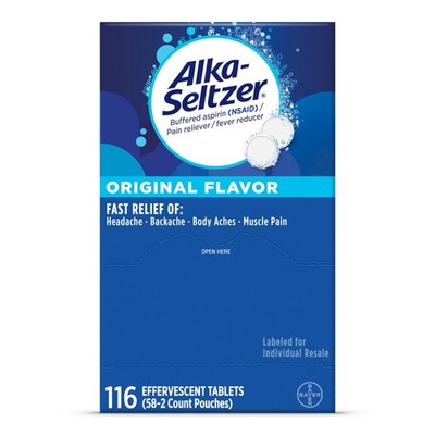 Effervescent Tablets Original Flavor, Fast Multi-Symptom Relief from He