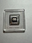 10 grams .999 silver bar in ASSAY, GEIGER, Feinsilber, Silver Square 10 gram