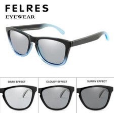 Men Women Photochromic Polarized Sunglasses Transition Lens Outdoor Glasses New