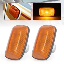 2X Fender Side Marker Indicator Light For Toyota Land Cruiser Hilux LN145 LN166