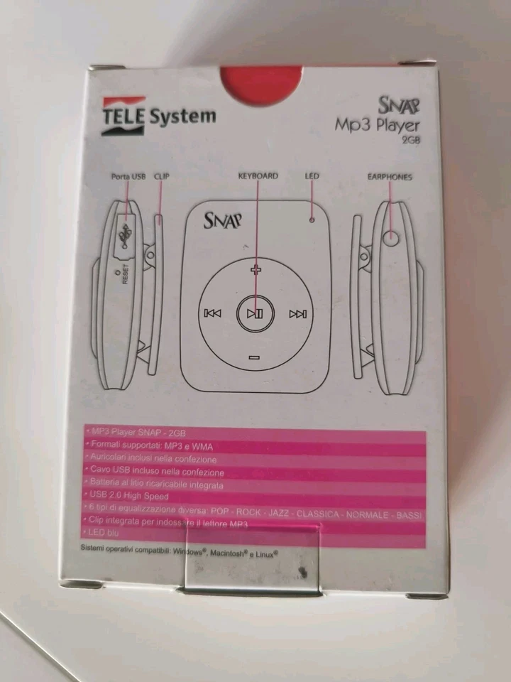 2 ( Coppia ) Lettori MP3 2 Gb - Immagine 3 di 4