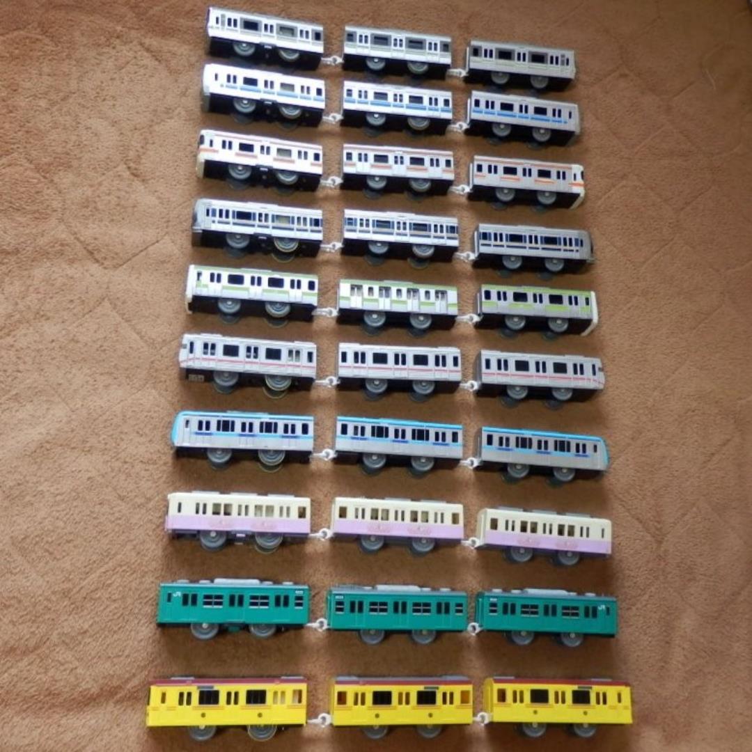 Used Ginza Line Double Set 01 Series 21 Series 21 Cars Plarail  display picture 1