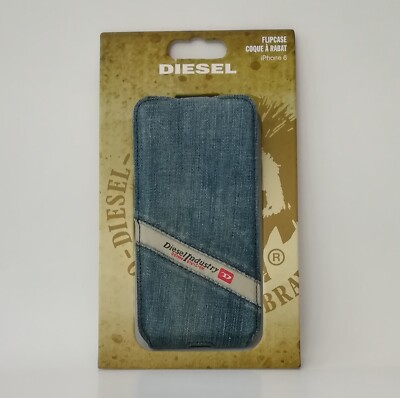 Diesel Scissor Flip Case 18316 für iPhone 6, Polycarbonat/Denim Jeans used, OVP