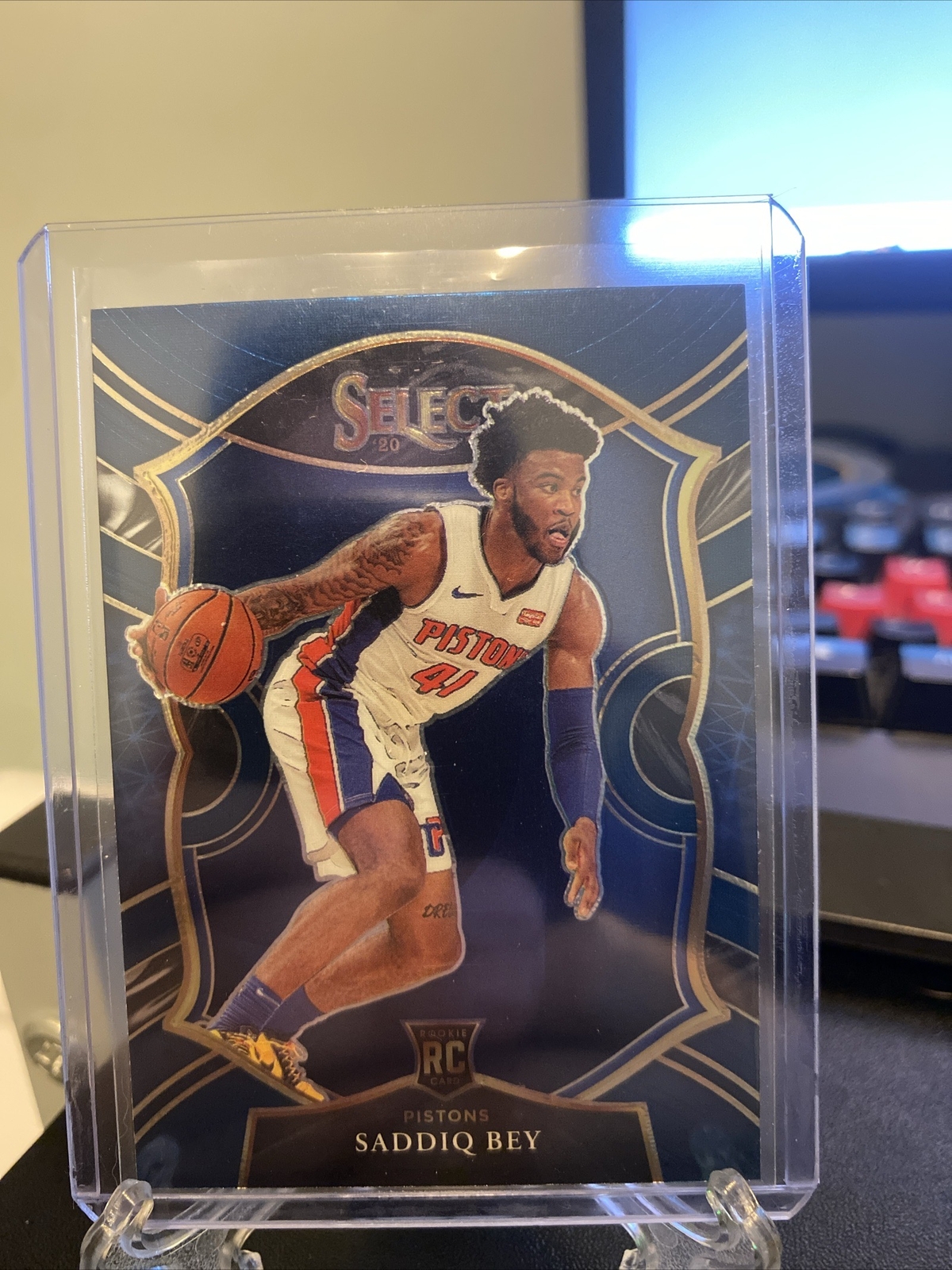 2020-21 Panini Select Concourse Retail Blue Saddiq Bey #79 Rookie RC