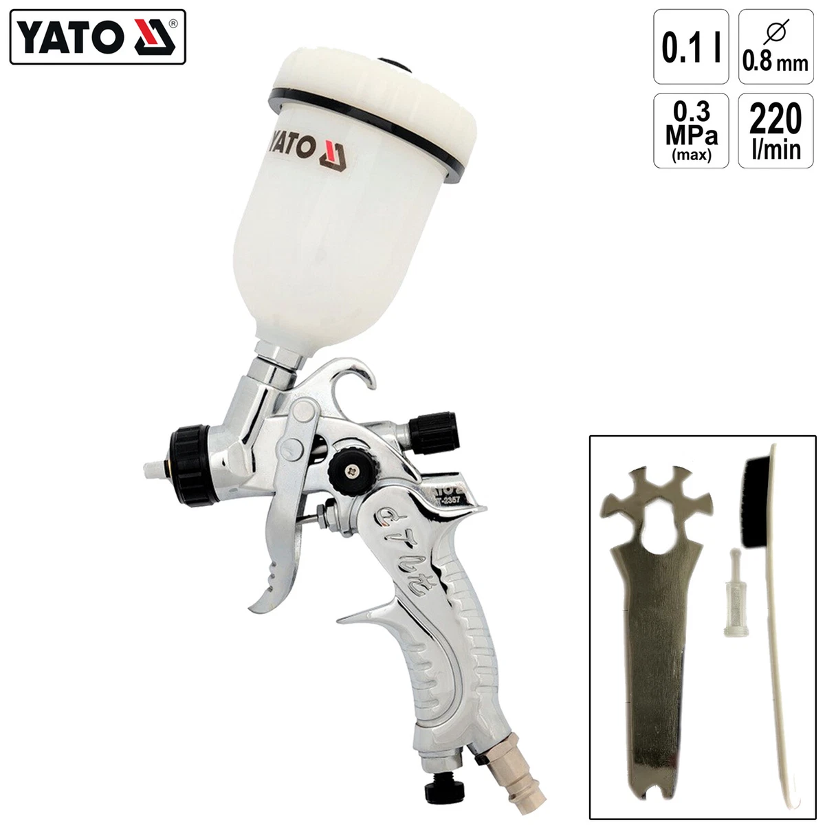 YAOPIU Druckluft Spritzpistole - Vielseitiges Reinigungsgerät Für Auto & Haushalt