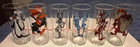 Vintage 1973 Looney Tunes Pepsi Collector Series Glasses Federal, White Letters