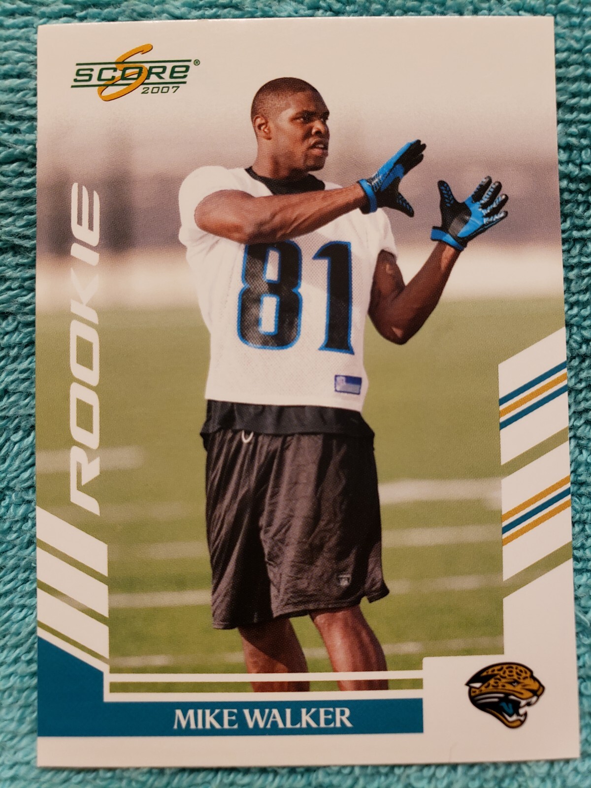 2007 SCORE MIKE WALKER ROOKIE #345 JACKSONVILLE JAGUARS RC