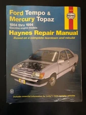 NEW Haynes repair manual 36078 Ford Tempo & Mercury Topaz 1984-1994