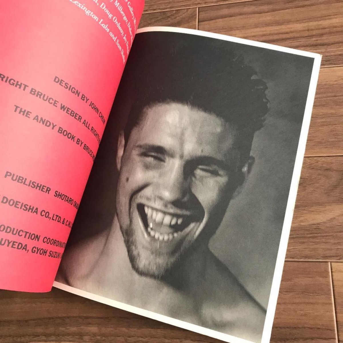 その他 THE ANDY BOOK BRUCE WEBER The Andy Book Signed First Edition | Bruce WEBER