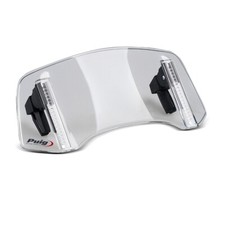 Deflettore per cupolino Spoiler parabrezza Clip-On Puig 20764H fumè chiaro