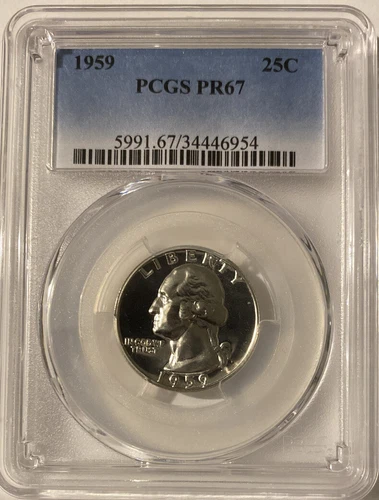 1959-P Washington Quarter Proof — photo from another recent sale