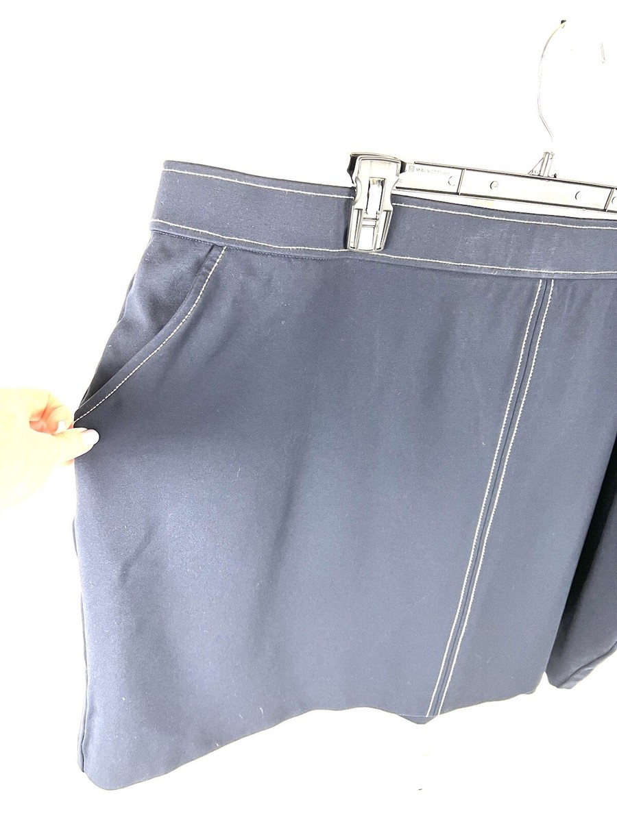 Loft Plus navy “nautical” straight skirt 26 845 View 3