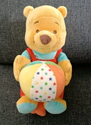 1998🌟Doudou Peluche Musicale Musical Winnie l'ourson The Pooh Disney Nicotoy - Photo 1/4