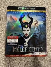 Maleficent 4K Ultra HD, 2014 Blu Ray With Slip Cover No Digital Code