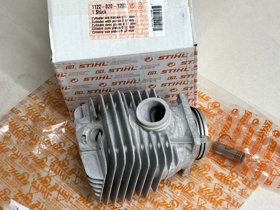 ОРИГИНАЛЬНЫЙ ЦИЛИНДР STIHL С ПОРШНЕВЫМ КОМПЛЕКТОМ 1122 020 1203 064 06R 064RW 52 ММ ПОДЛИННЫЙ - Изображение 4 из 4