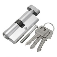 X70 Thumb Turn Cylinder Door Lock Aluminium Front Door Barrel Anti Snap UK