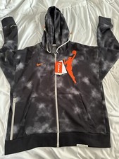 Women's Nike Black WNBA Logowoman Team 13 Tie-Dye Full-Zip Hoodie XL DV6448 FF