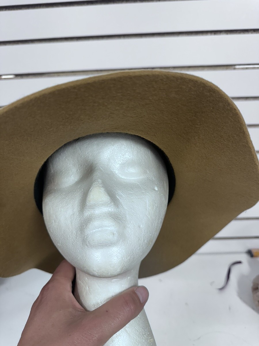 Vintage Eddie Bauer Beige Wool Wide Brim Sun Block Hat Adult  display picture 1