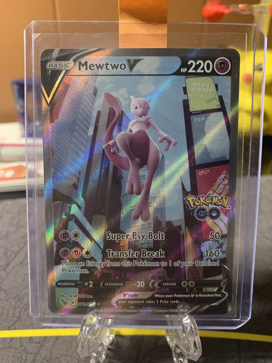 Pokemon Trading Card Game 072/078 Mewtwo V : Rare Ultra Card