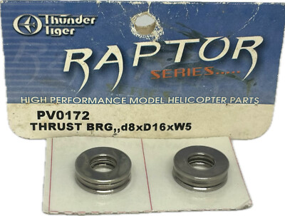 VINTAGE THUNDER TIGER PV0172  THRUST BEARING d8xD16xW5  Raptor Helicopter, NIP